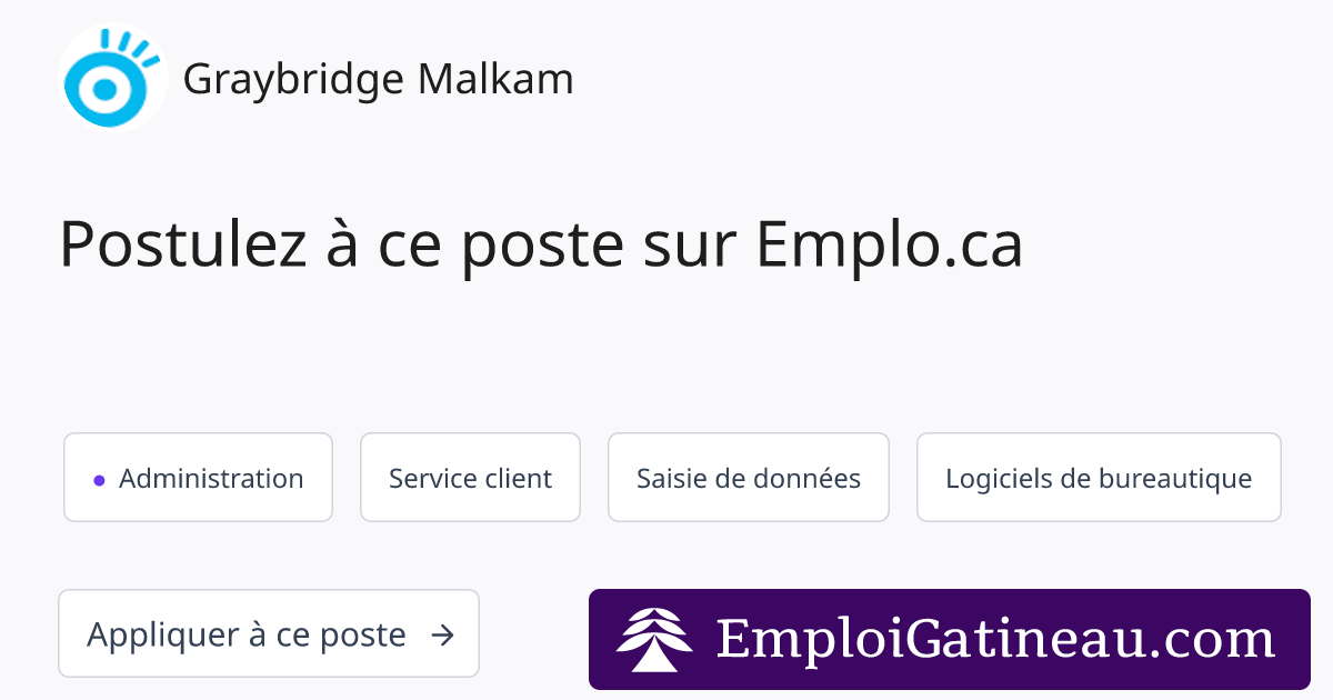 Screenshot of OG Image for Emploi Gatineau