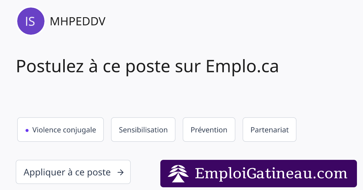 Screenshot of OG Image for Emploi Gatineau