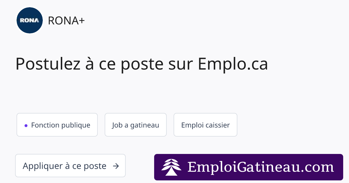 Screenshot of OG Image for Emploi Gatineau