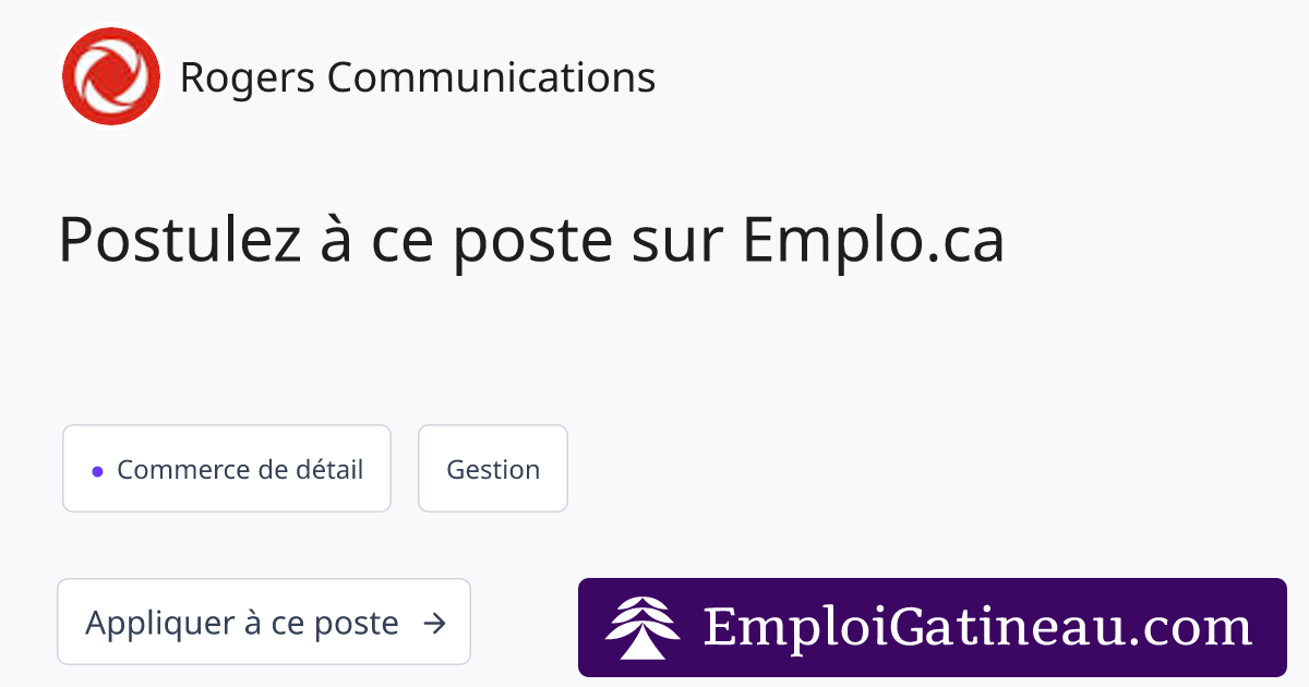 Screenshot of OG Image for Emploi Gatineau