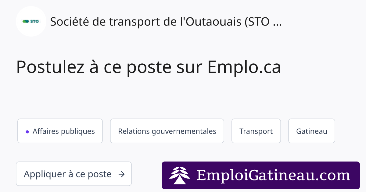 Screenshot of OG Image for Emploi Gatineau